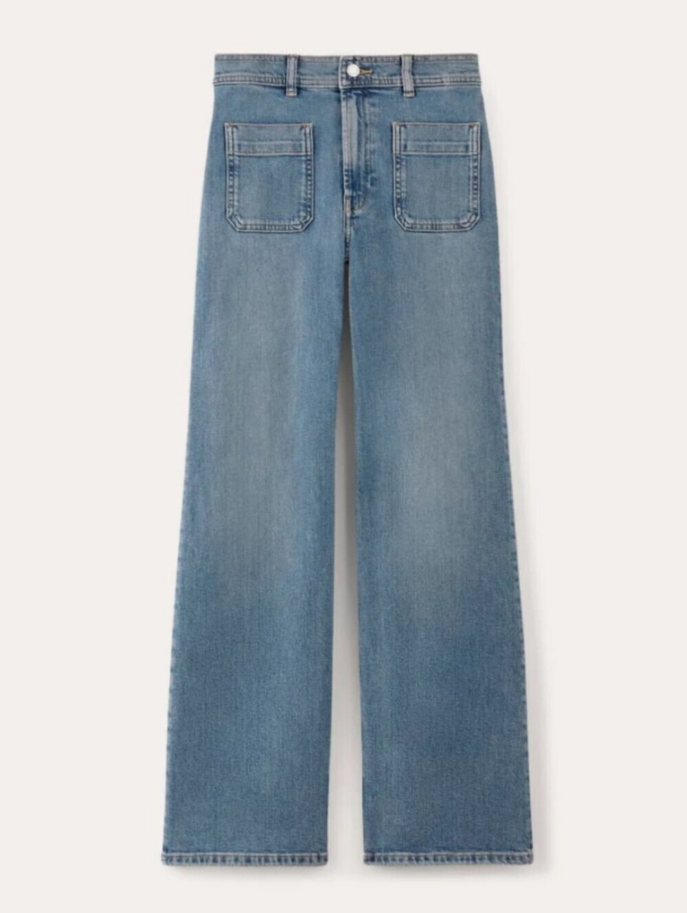 Everlane Organic Cotton The Patch Pocket Wide leg Jeans Size 30R